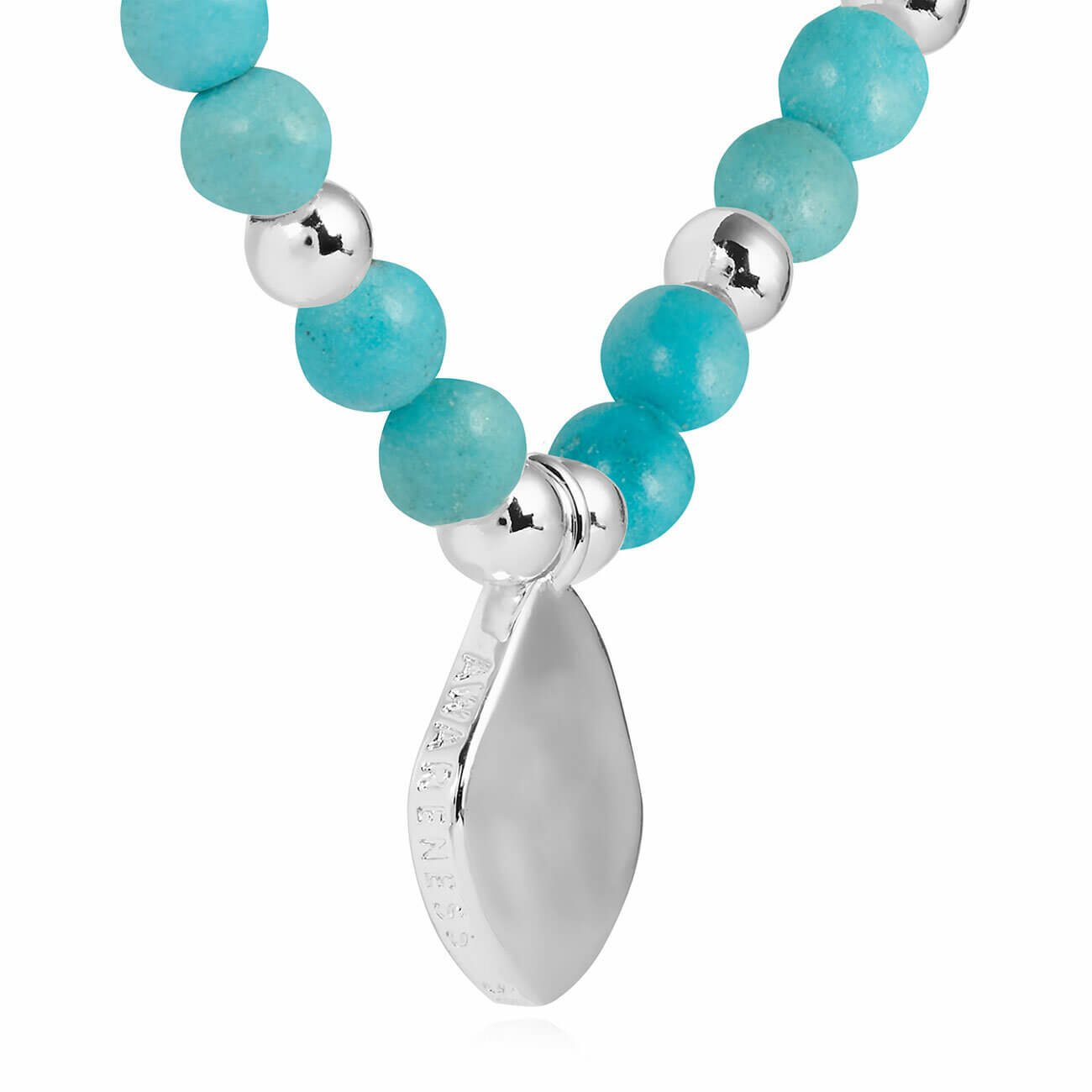 Wellness Gems | Silver | Turquoise Bracelet | 17.5cm Stretch