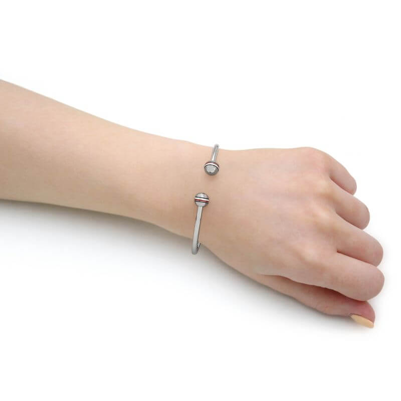 ORB Memory Silver Bangle