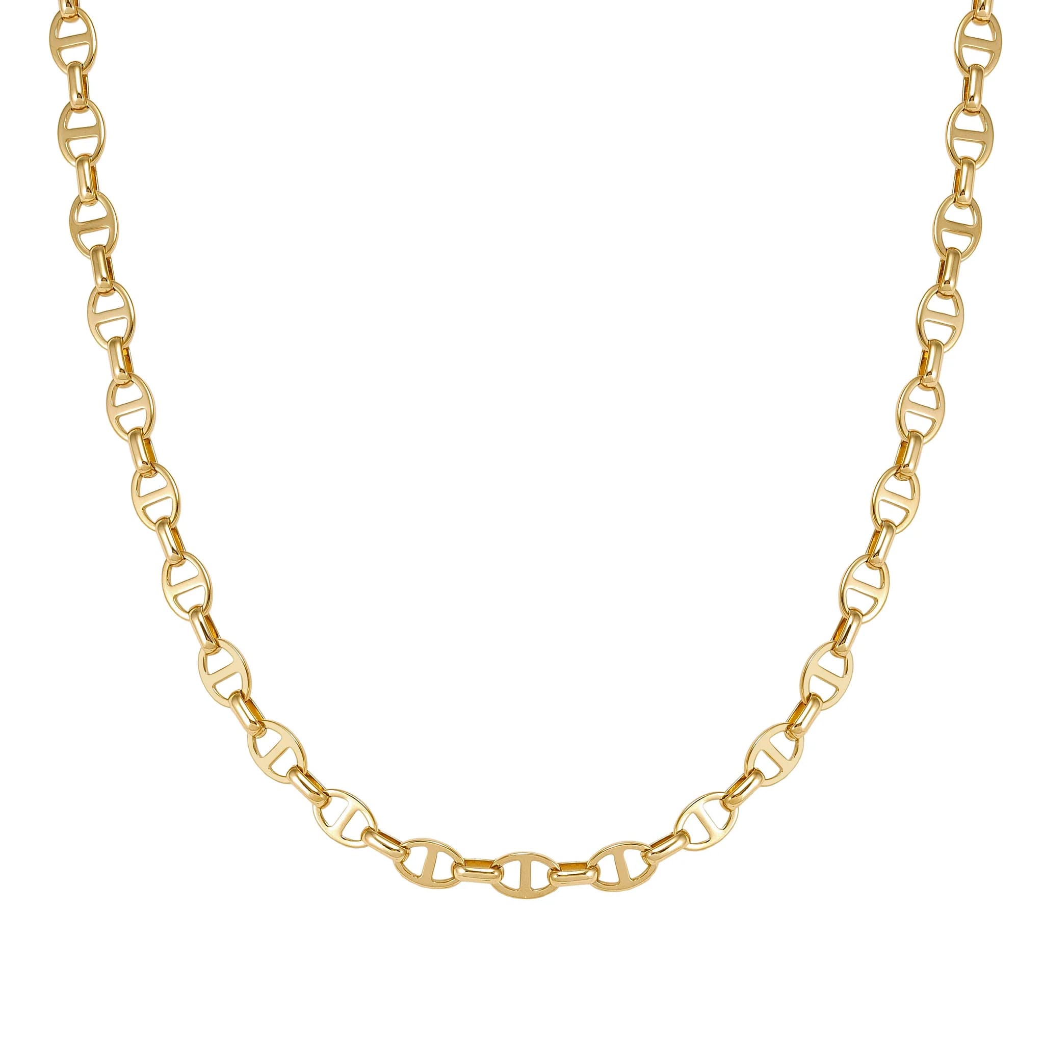 Ecclettica Navy Chain Gold Plated Necklace