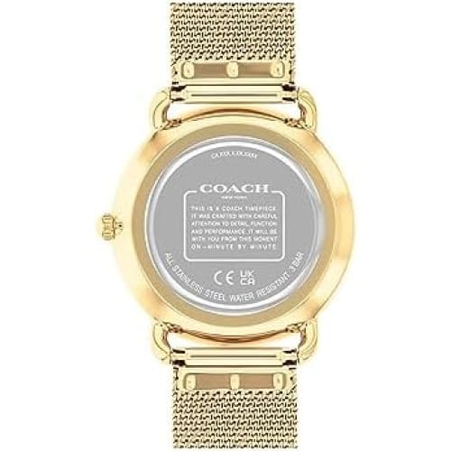 Elliot Silver Dial With Gold Tone Steel Mesh Bracelet Ladies Watch