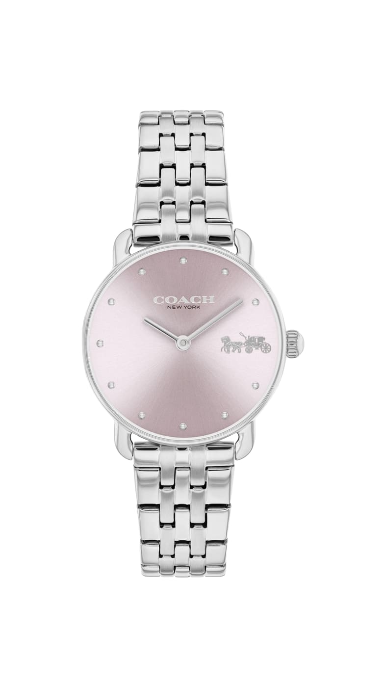 Elliot Lilac Dial With Stainless Steel Bracelet Ladies Watch