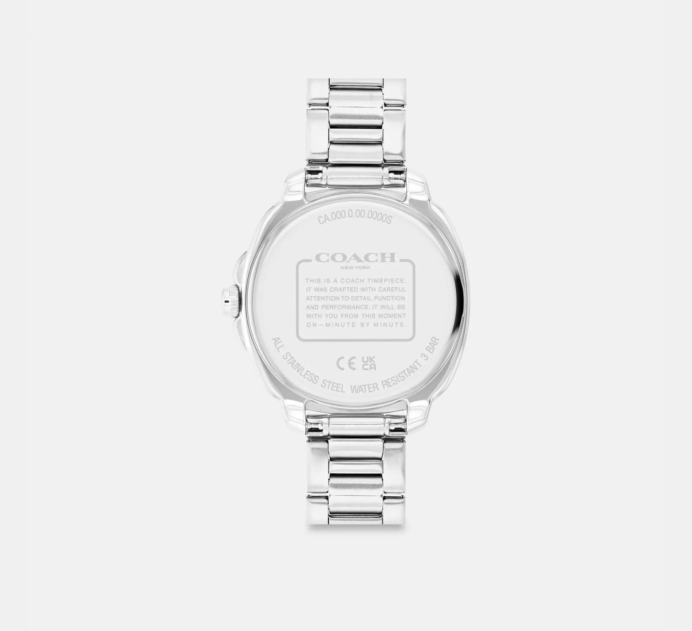 Kitt Stainless Steel Chronograph Pink Dial Ladies Watch