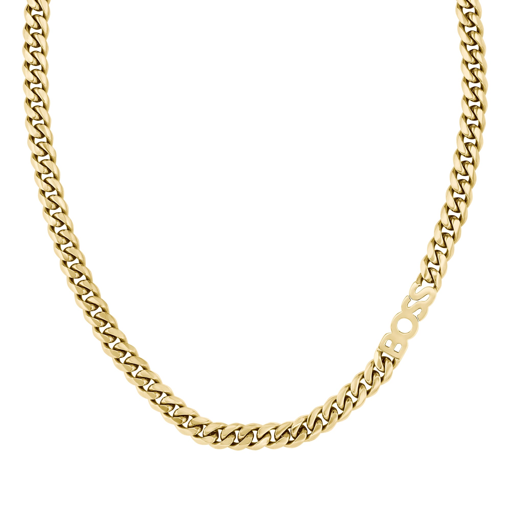 Kassy Gold Plated Chain Mens Necklace