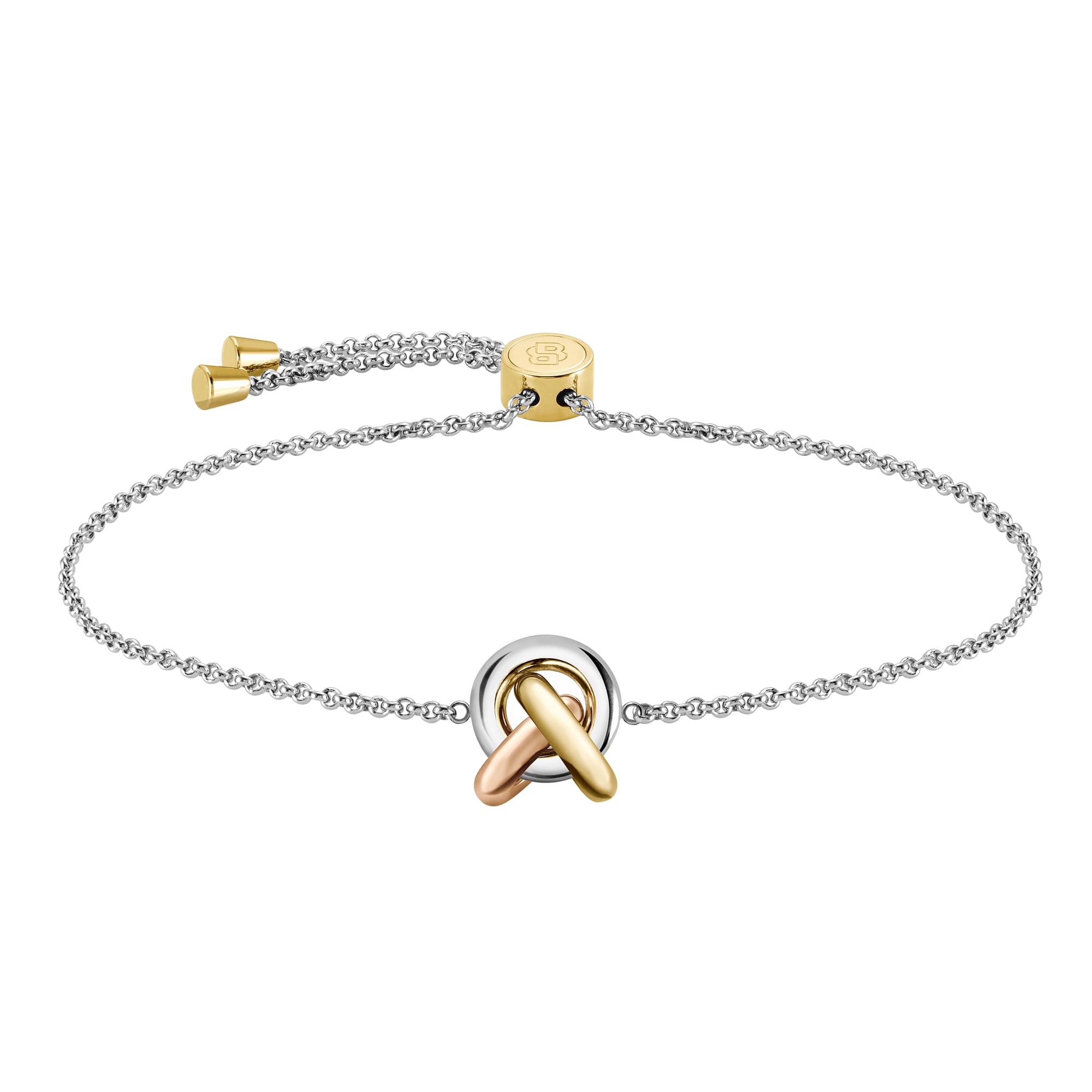 Harmonie Tri-Tone Love Knot Bracelet