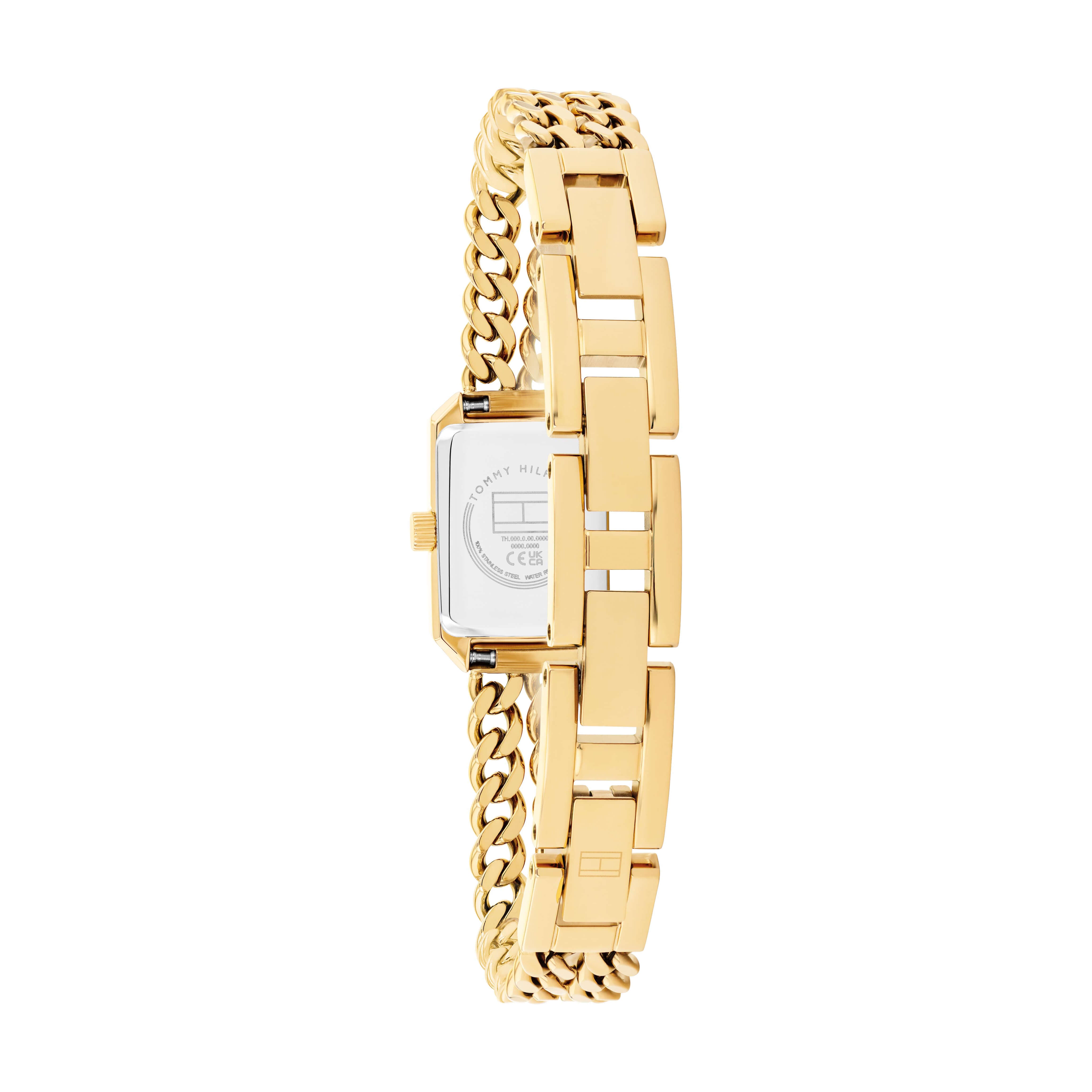 Sarah Black Dial With Gold PVD Bracelet Ladies Watch