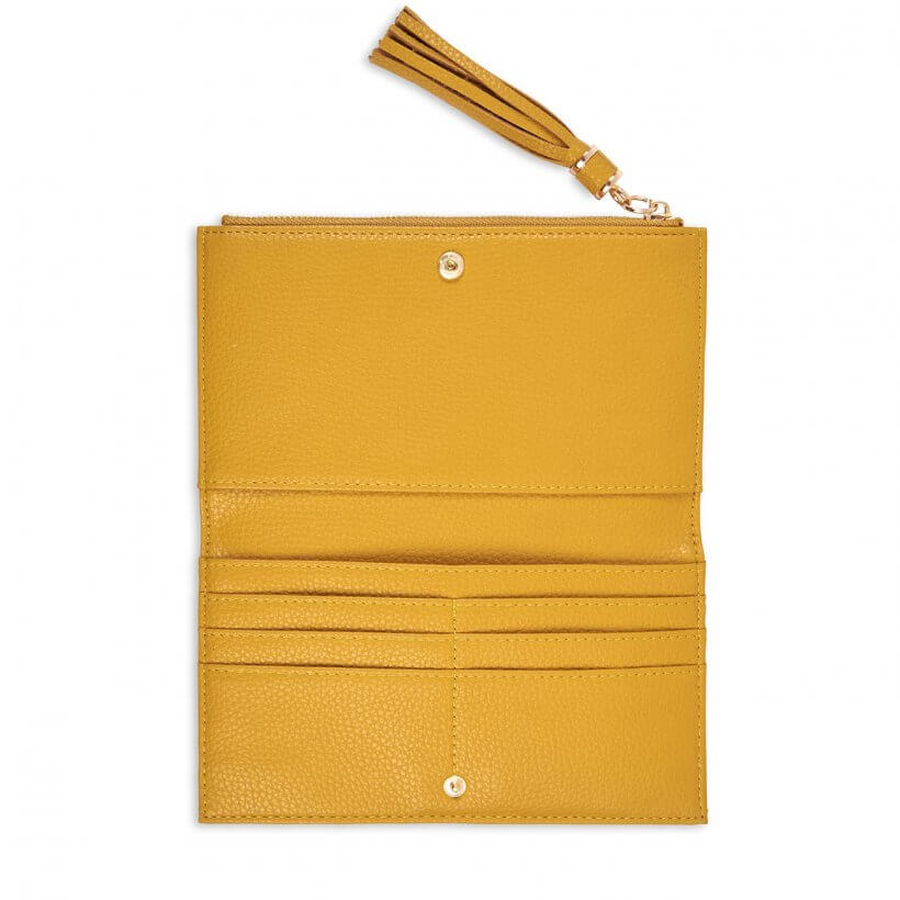Sophia Tassel Fold Out Purse | Ochre