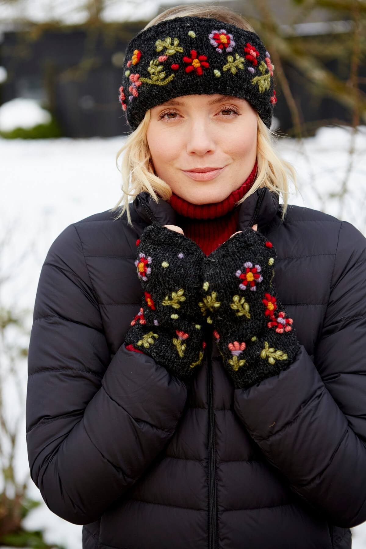 Lugano Headband Charcoal