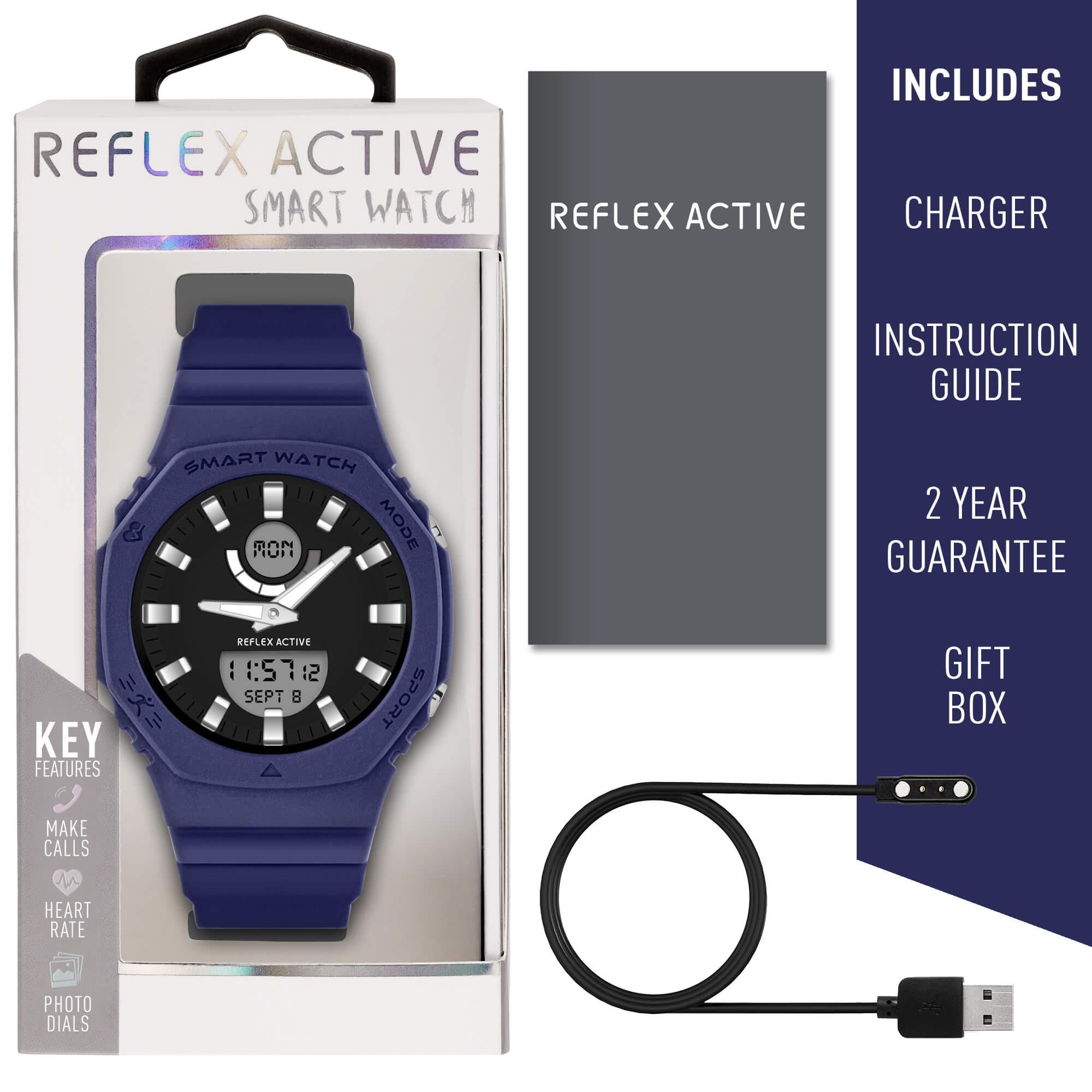 Series 26 Blue Smart Sports Calling Watch