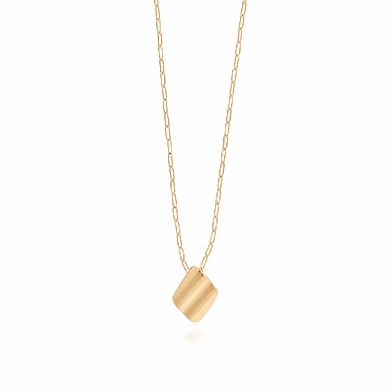 Amara | Gold Ripple | Gold | Necklace | 46cm + 5cm Extender