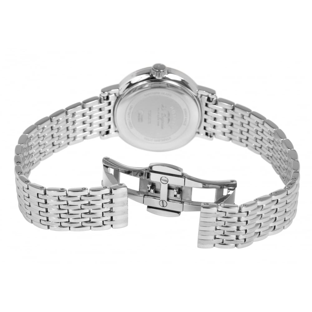 Windsor Stainless Steel Date Window Swiss Made Ladies Wristwatch
