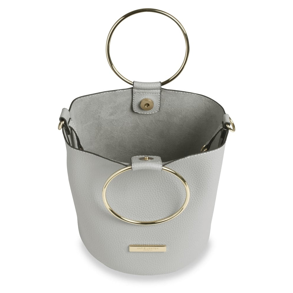 SUKI BUCKET BAG - pale grey - 20x18x6cm