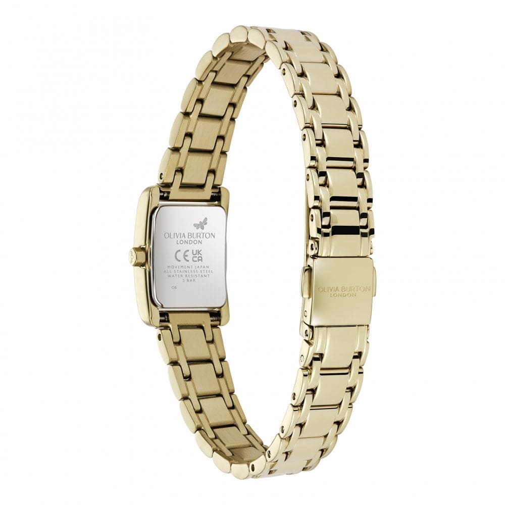 Classic Mini Grove Gold Sunray Dial With Gold-Tone Stainless Steel Bracelet Ladies Watch