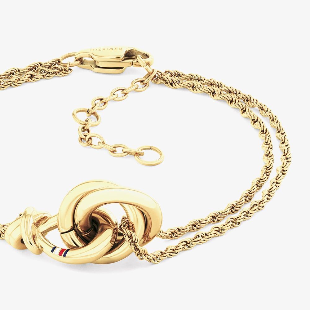 Nautical Knot Gold Plated Bracelet