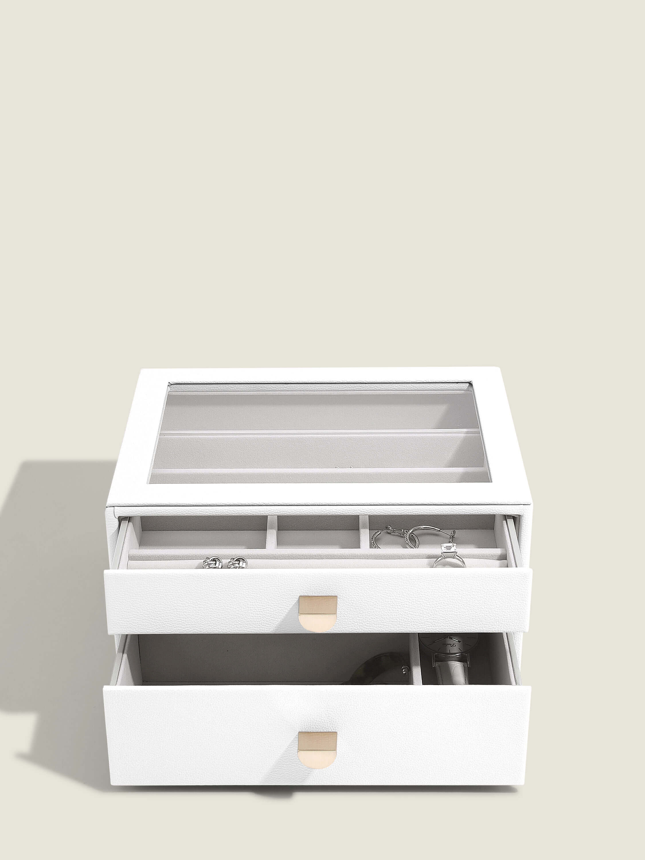 White Classic Drawer Set Of 2