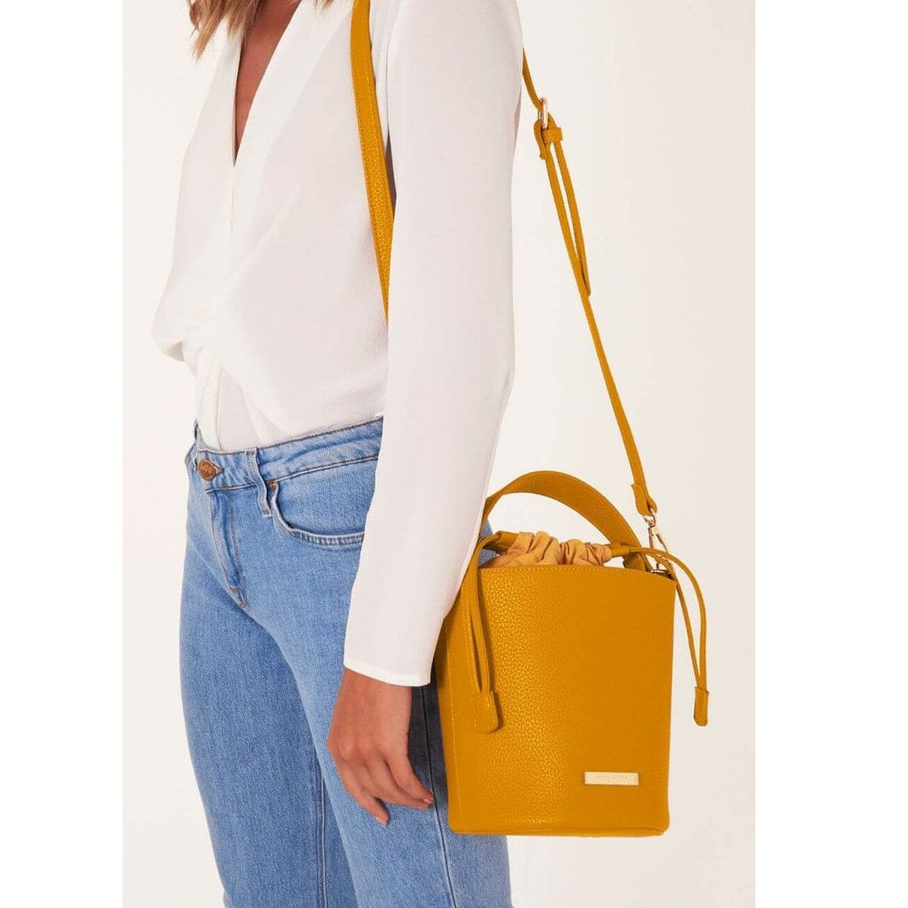 Amara Crossbody Bag | Ochre | 20 X 16.5cm