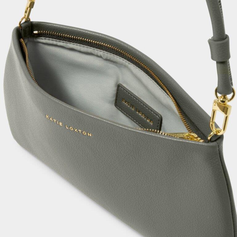 Asha Wristlet - Graphite Green