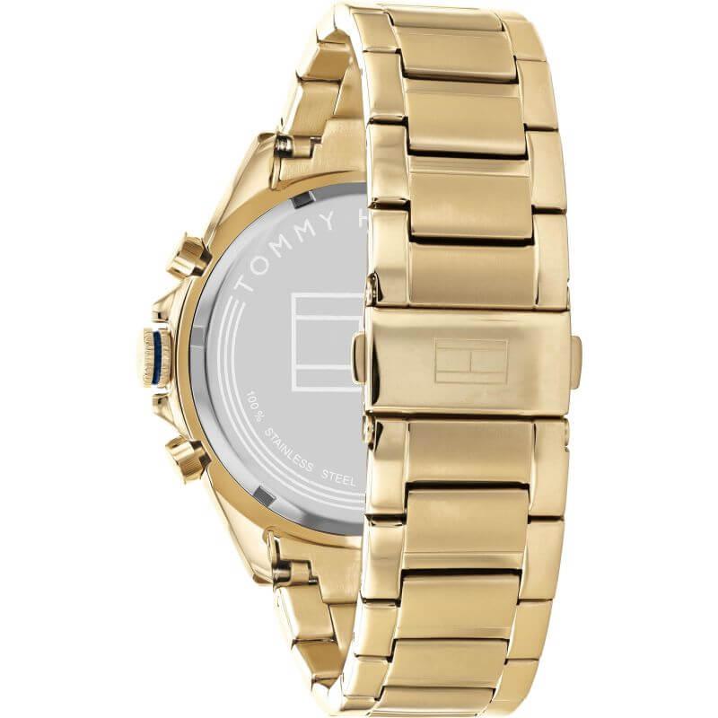Owen White Dial Gold Tone Bracelet Gents Watch