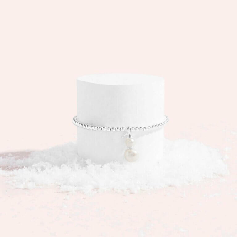 A Little | Snowman | Silver | Bracelet | 15.5cm Stretch