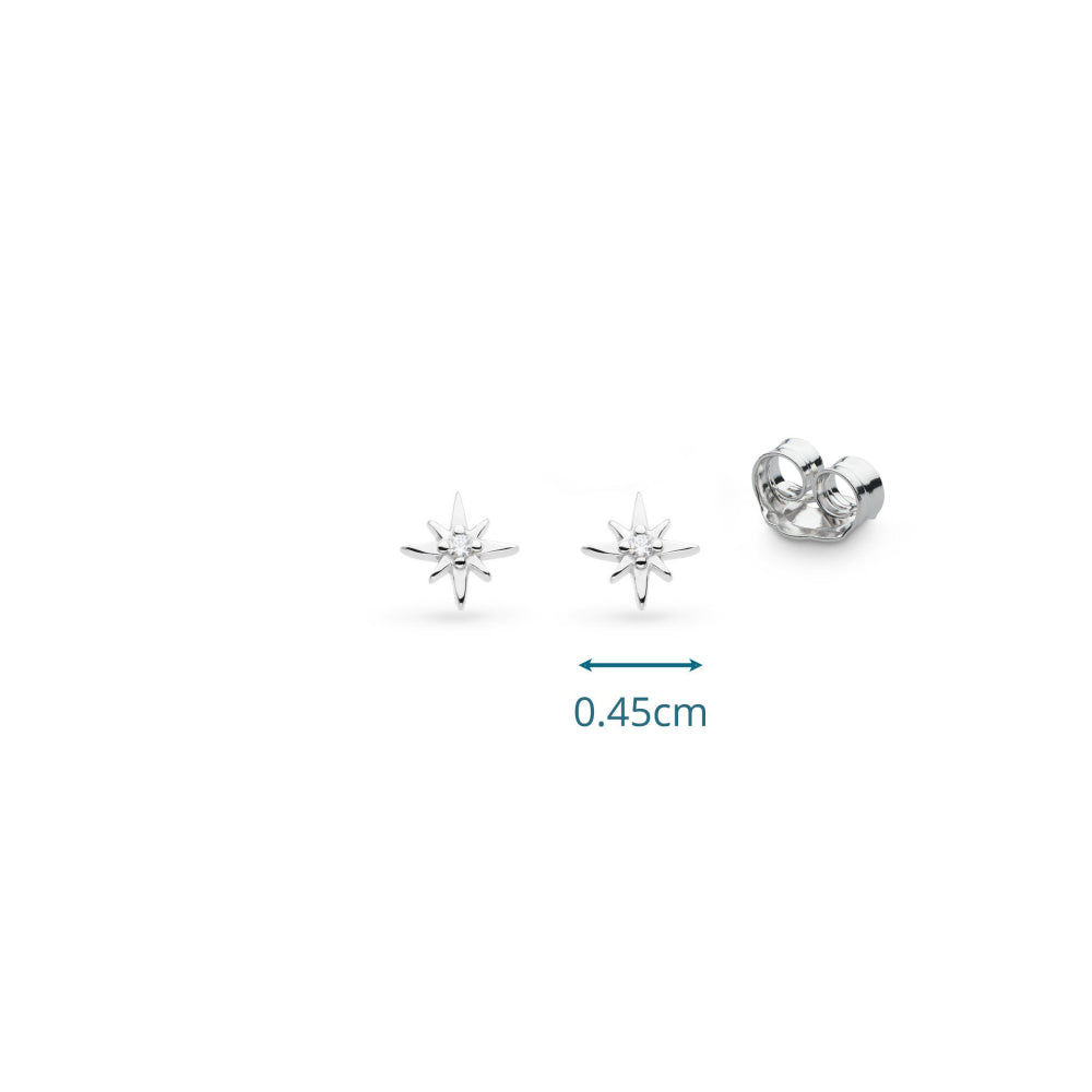 Céleste North Star Petite Stud Earrings