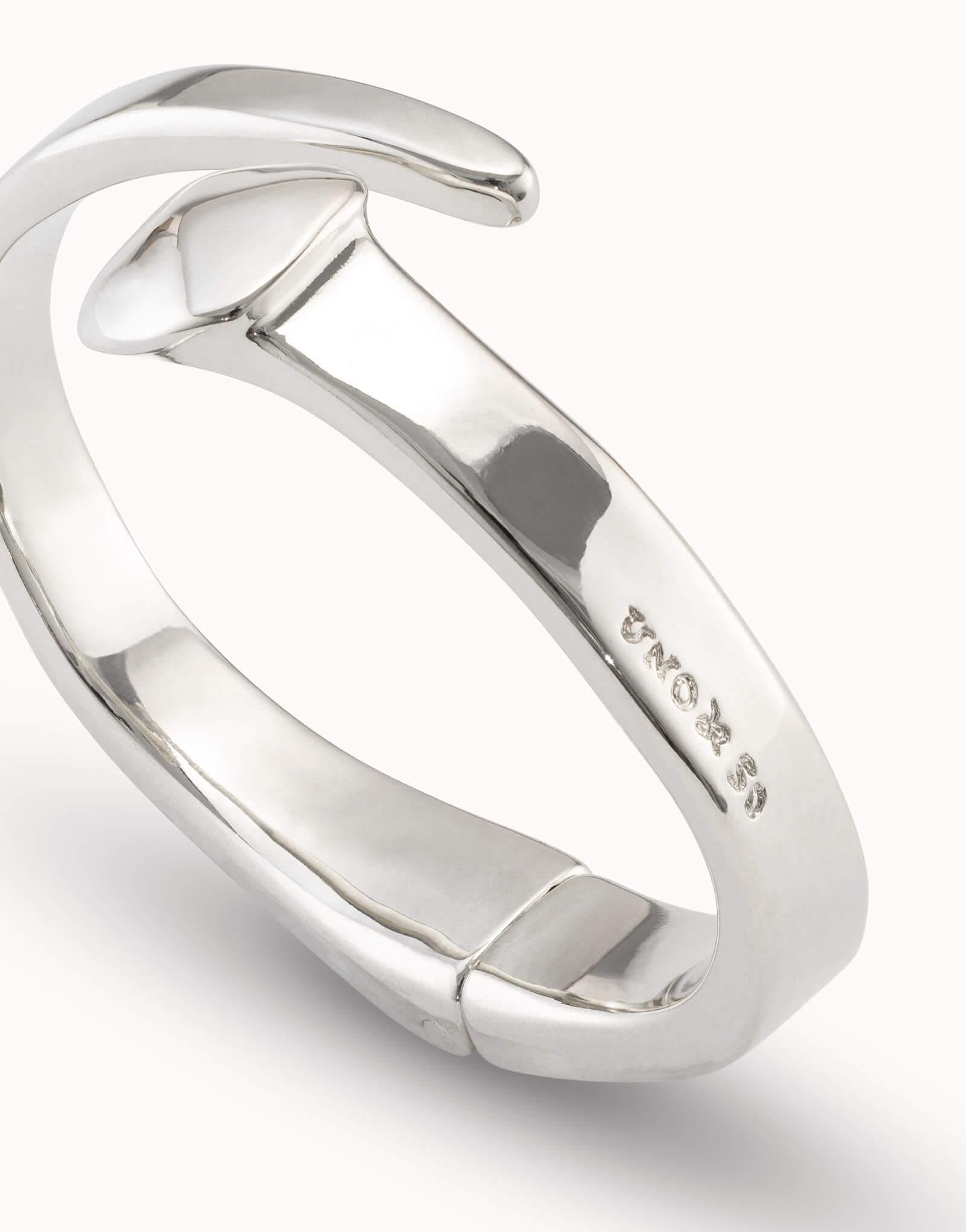 New Nail Silver Plated Bracelet