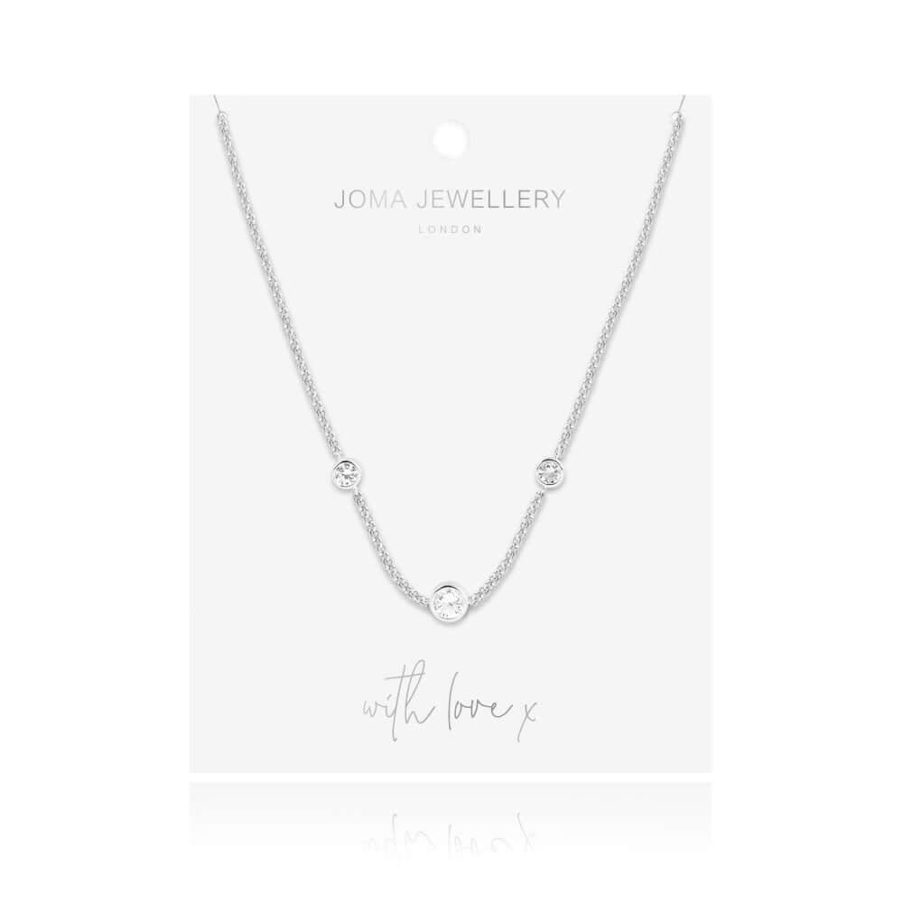 Esme | Silver |CZ | Necklace | 46cm + 5cm Extender