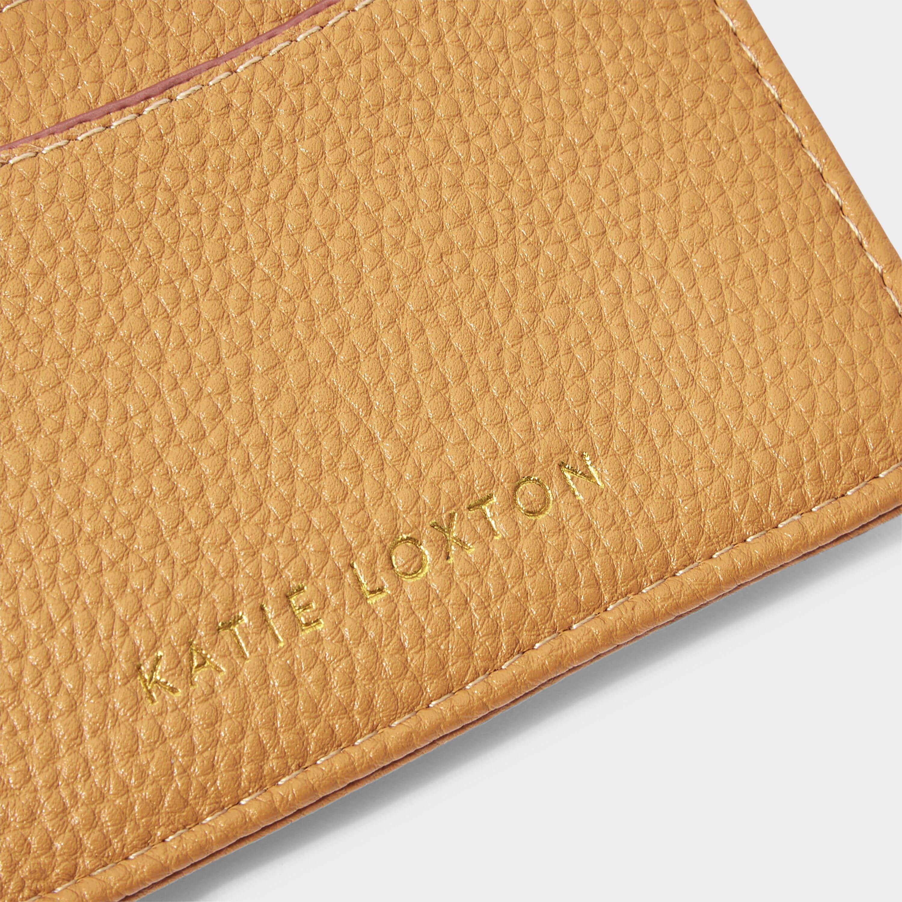 Cara Cardholder | Dark Amber | 7.7 X 11. X 0.6cm