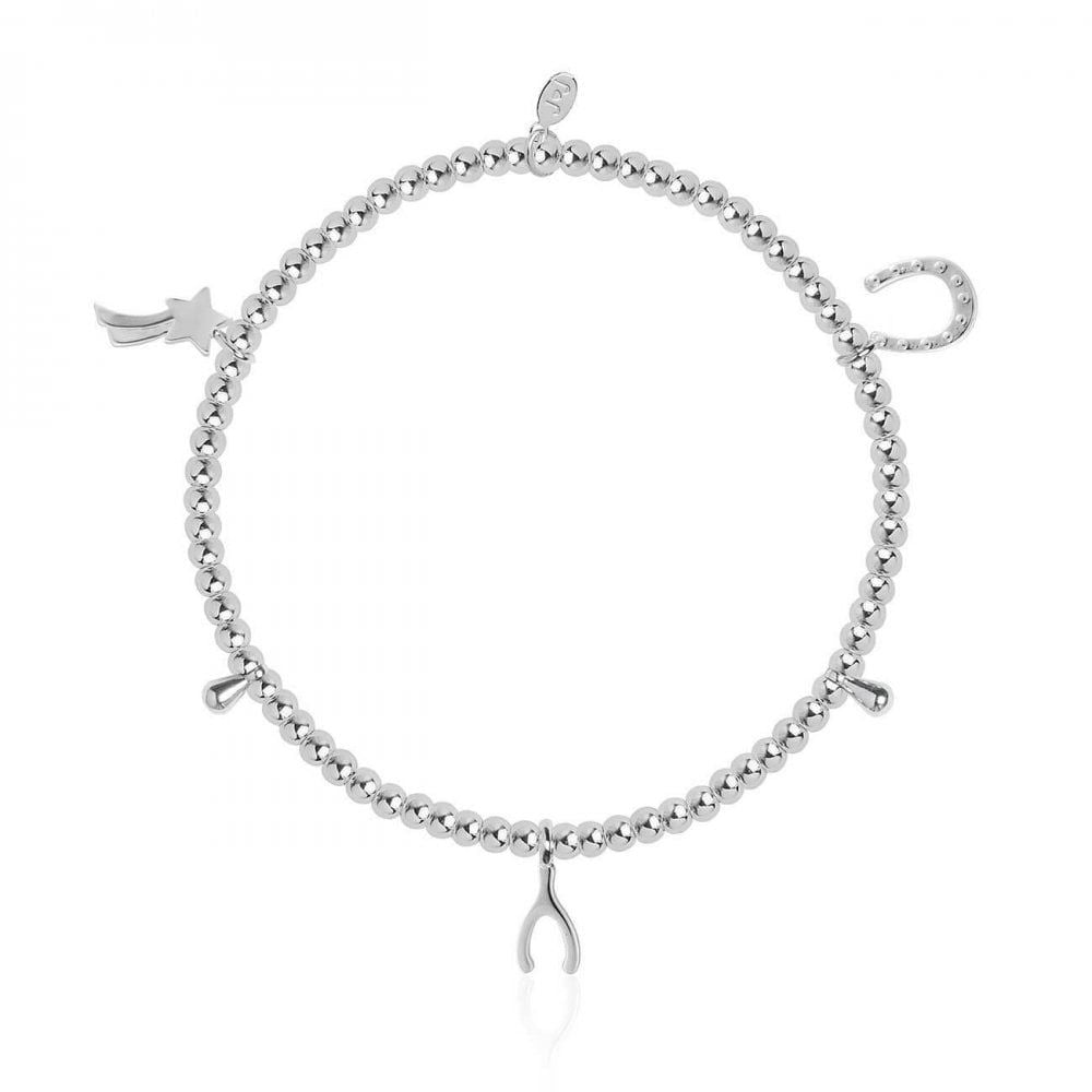 Life's A Charm | Good Luck | Silver | Charm Bracelet | 17.5cm Stretch