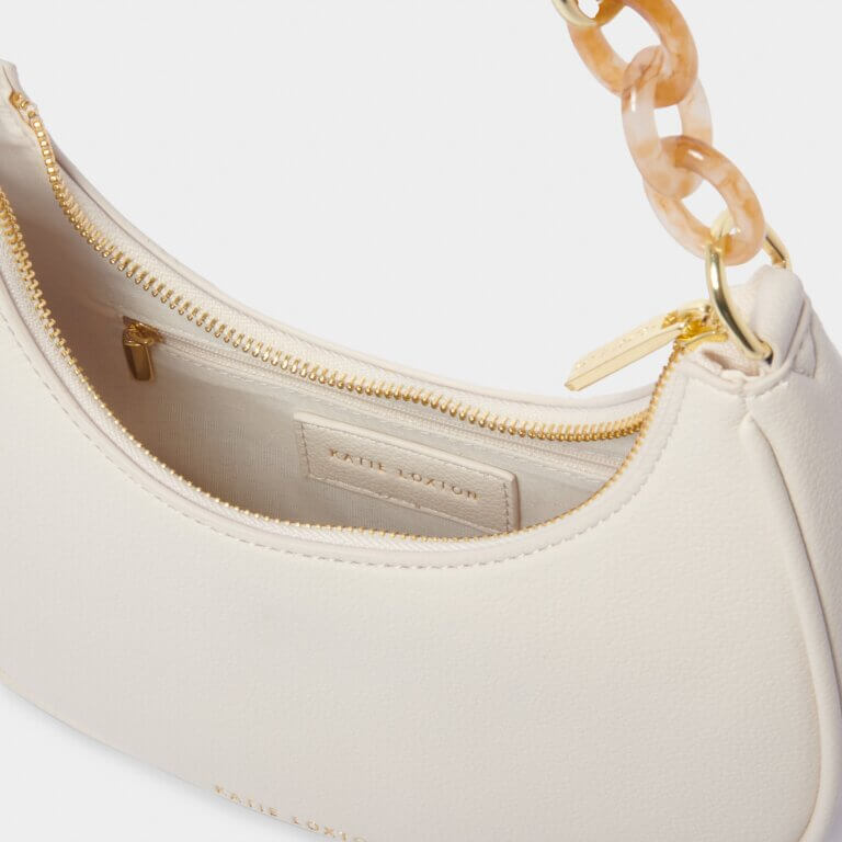 Sasha Small Shoulder Bag Off White