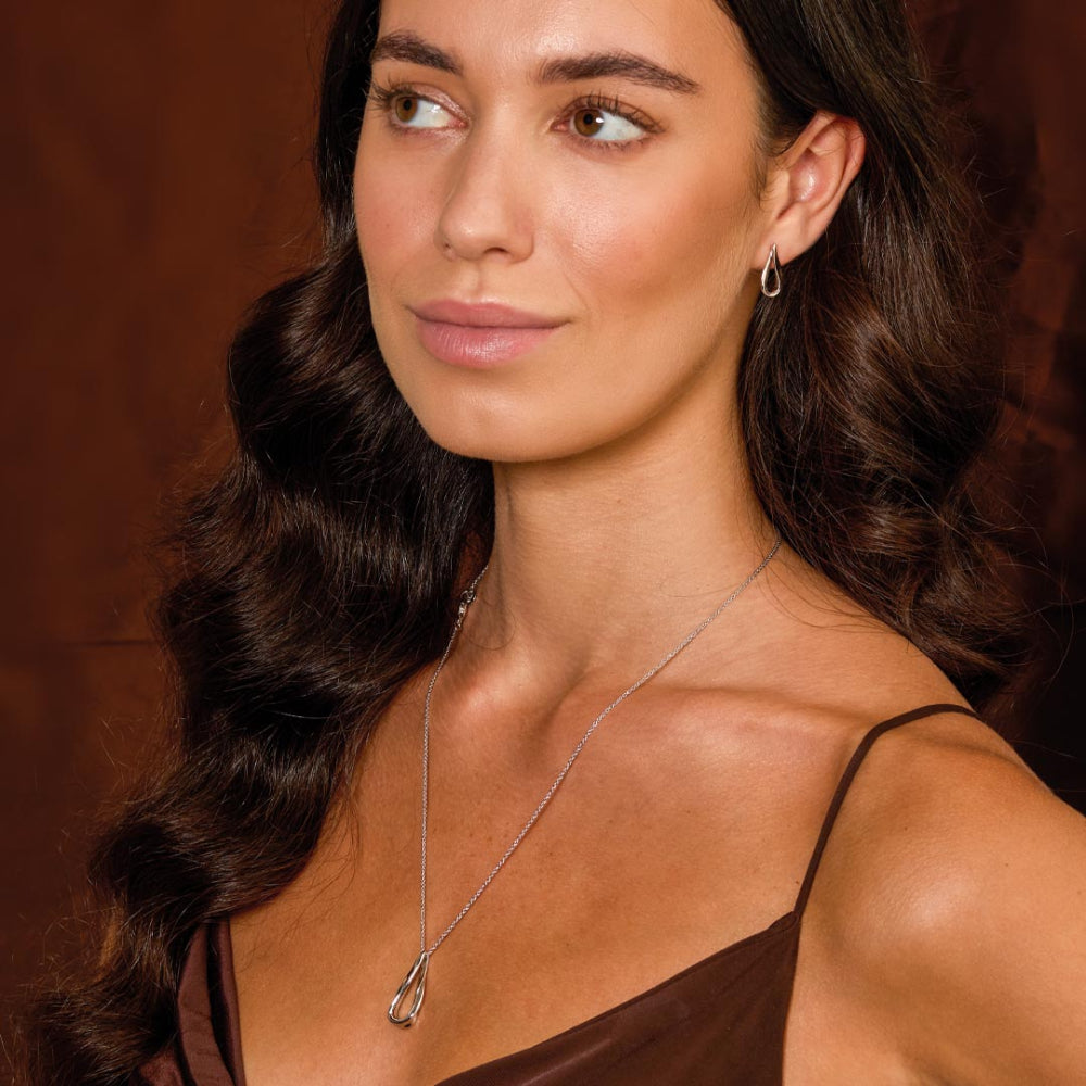 Serenity Loop Grande Stud Earrings