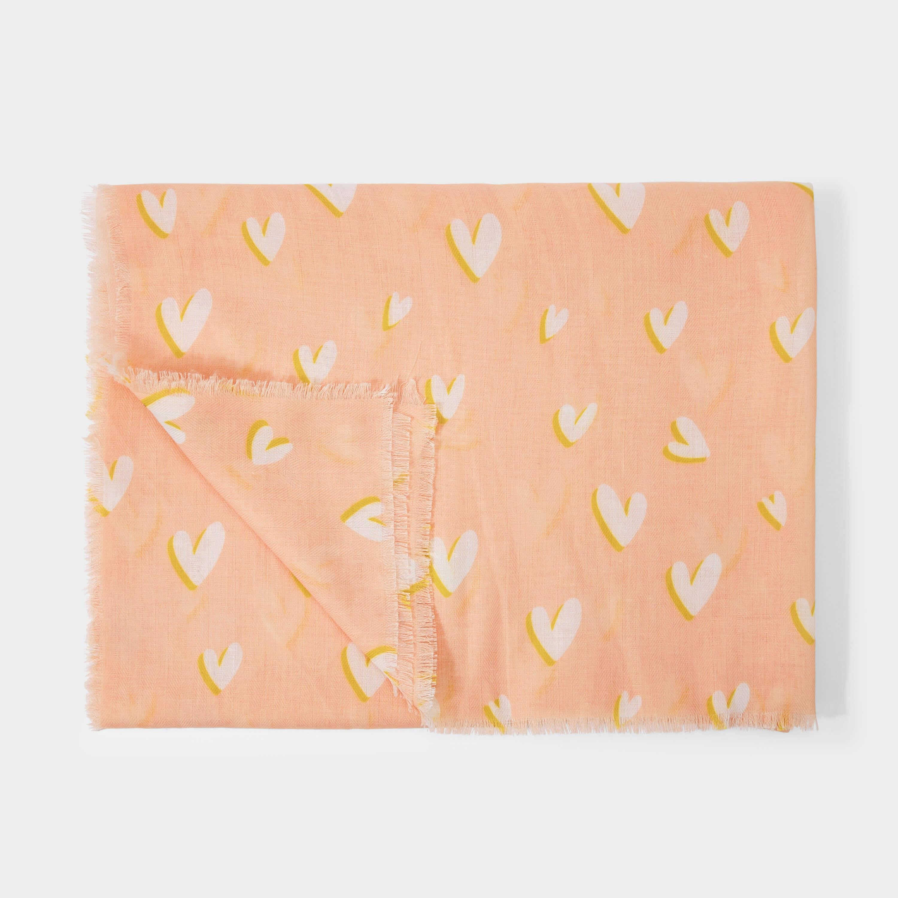 Heart | Peach/ Ochre | 184 X 86cm
