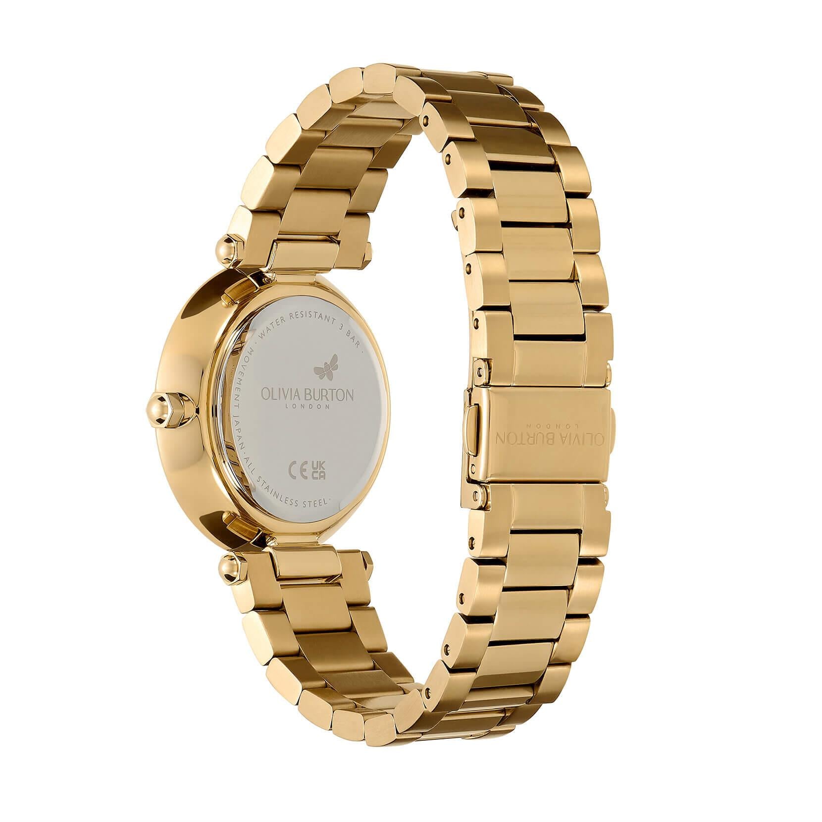 Kaleido Bloom Rainbow & Gold Bracelet Watch