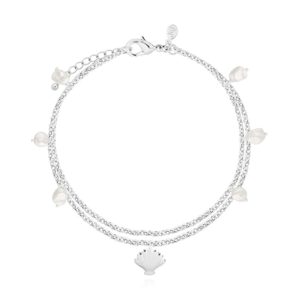 Serena | Silver | Shell Pearl | Bracelet | 18cm + 3cm Extender