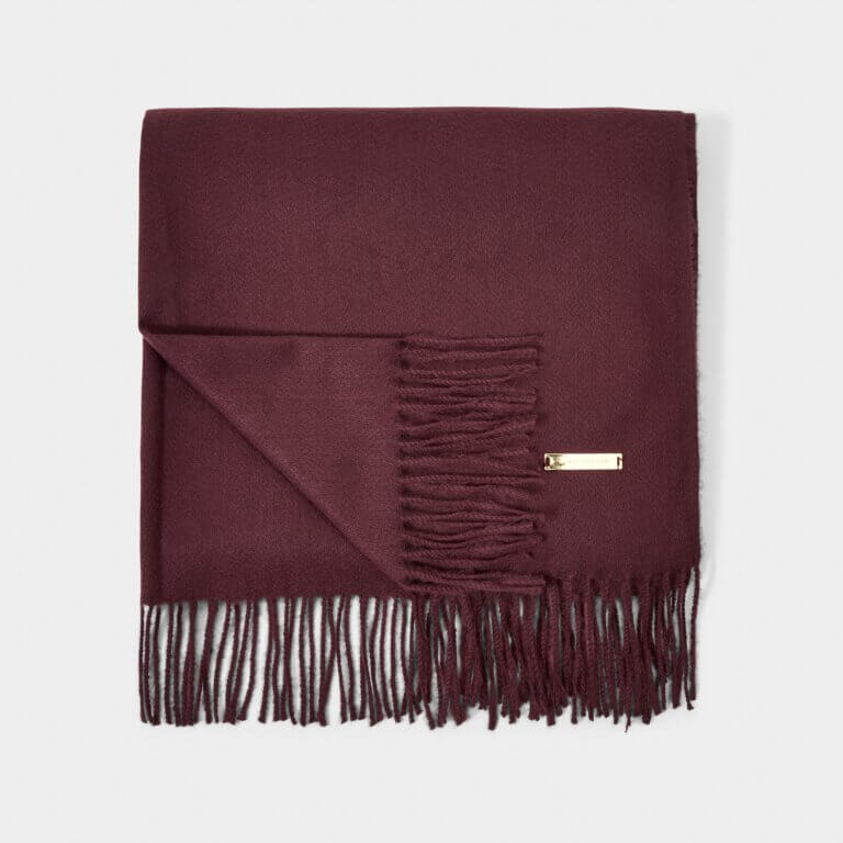Blanket Scarf | Plum | 190cm X 75cm