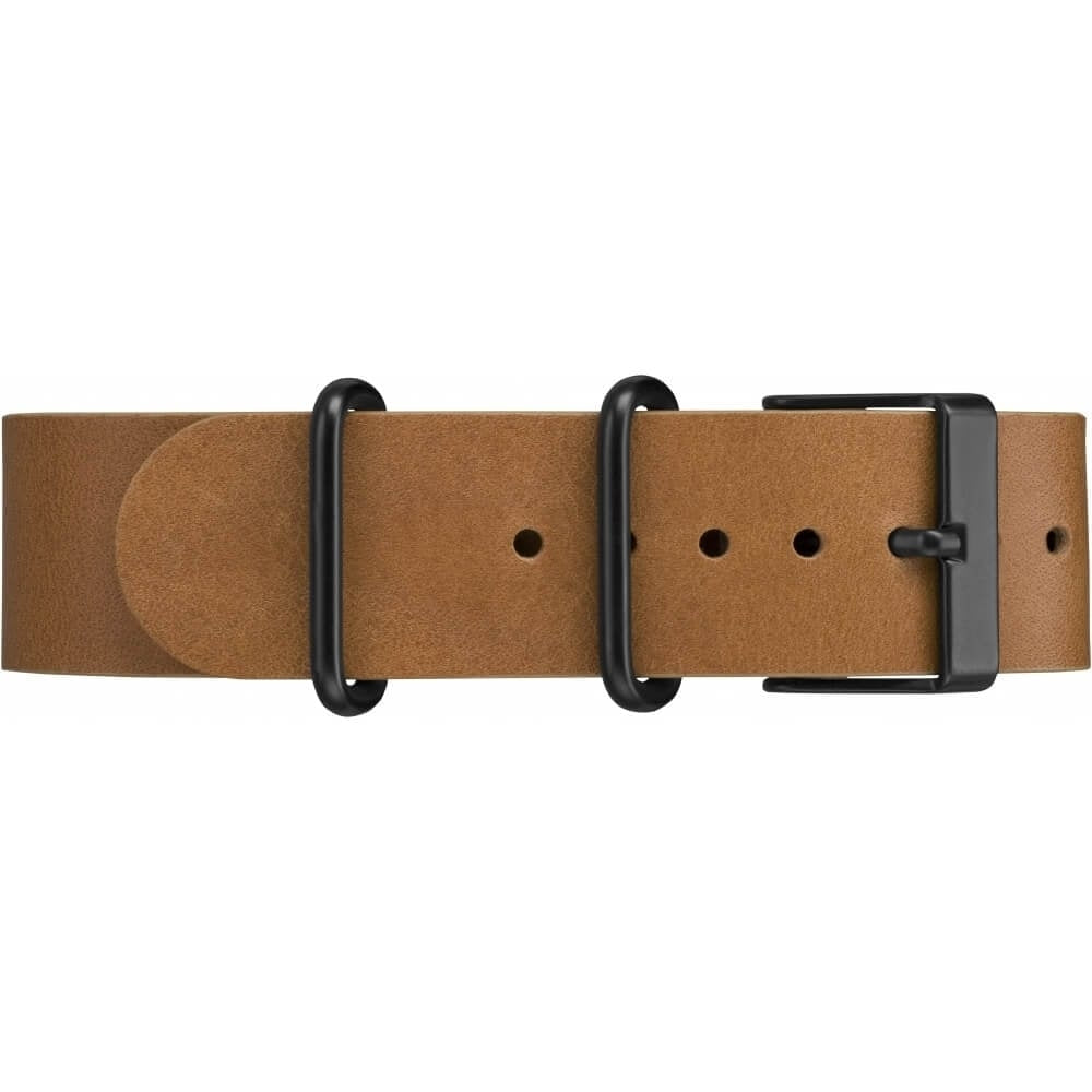 Weekender Chronograph Brown Strap & Black Dial Watch