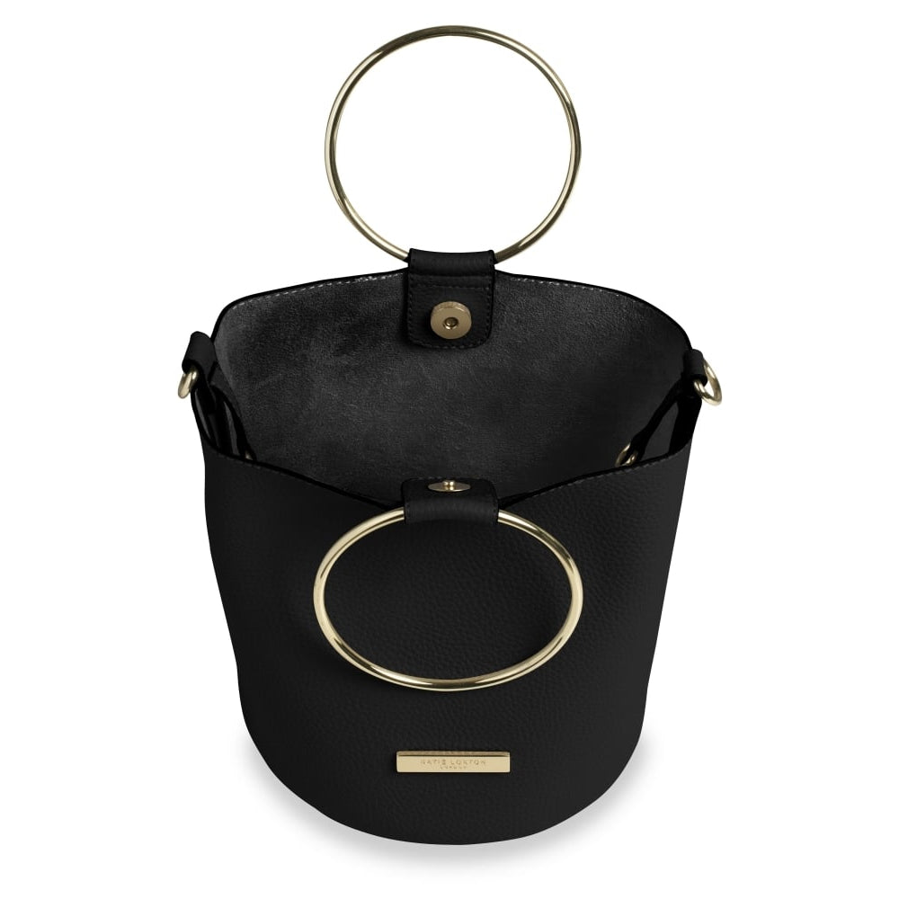 SUKI BUCKET BAG - black - 20x18x6cm