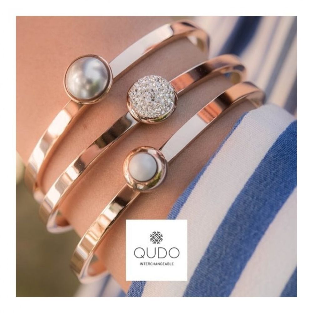 Rose Gold Plated Como Bangle