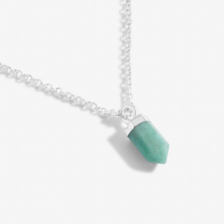 Crystal A Little | Aventurine | Silver | Necklace | 46cm + 5cm Extender