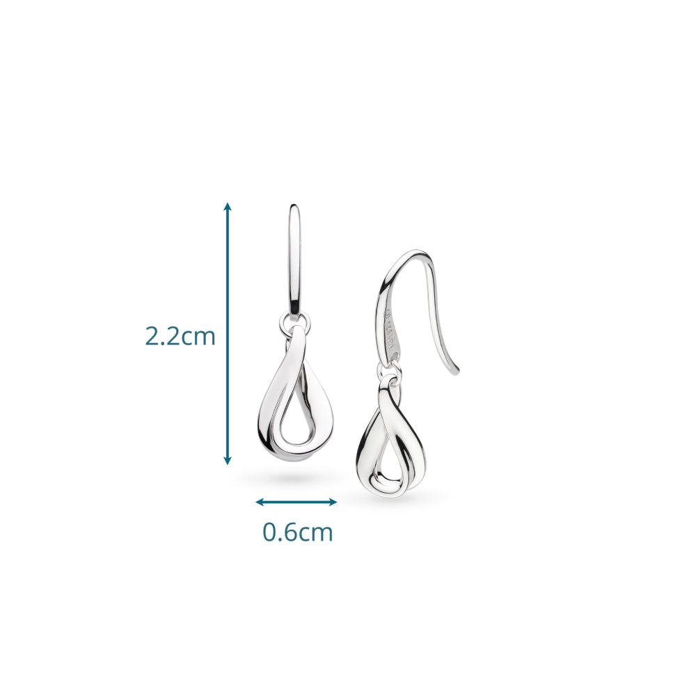 Serenity Loop Dainty Drop Earrings