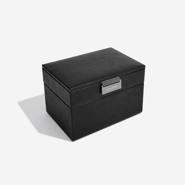Black Mini Watch & Cufflink Box