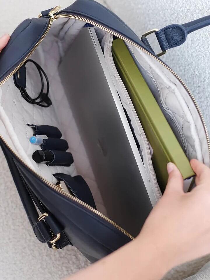 Navy Laptop Bag