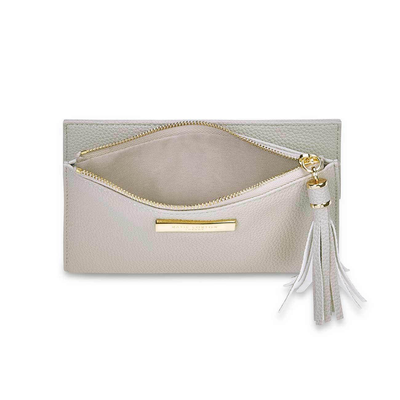 Tassel Fold Out Purse | Stone