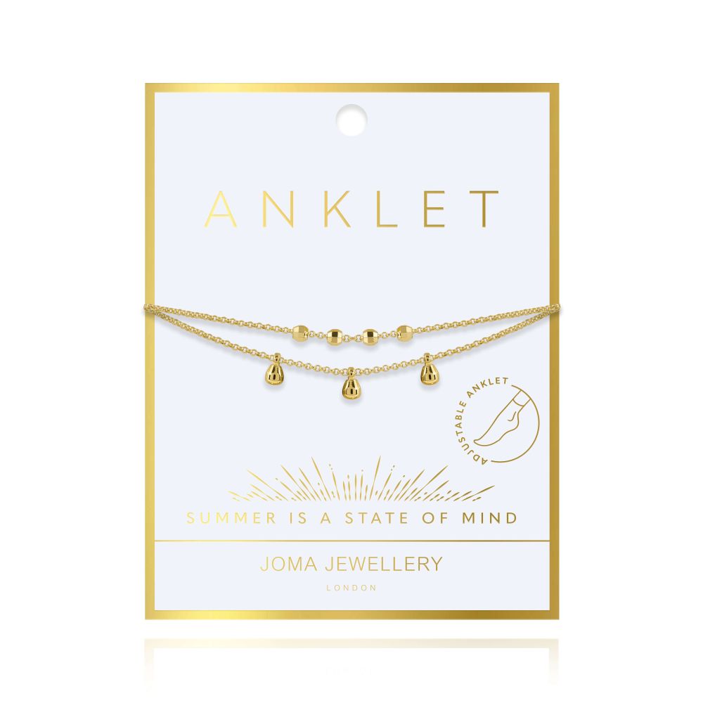 Dainty Double Chain Anklet