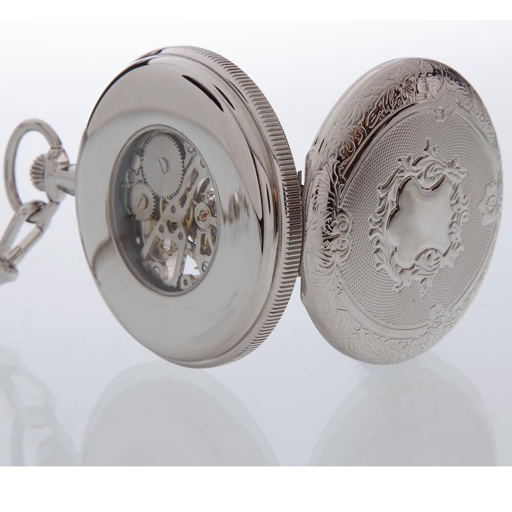 The Lambeth - Open Back Mechanical Full Hunter Pocket Watch