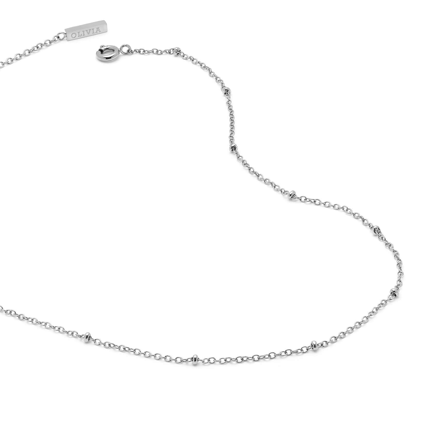 Classic Illusion Silver Stacking Necklace Set