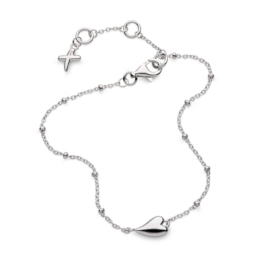 Desire Kiss Mini Heart Ball Chain Bracelet