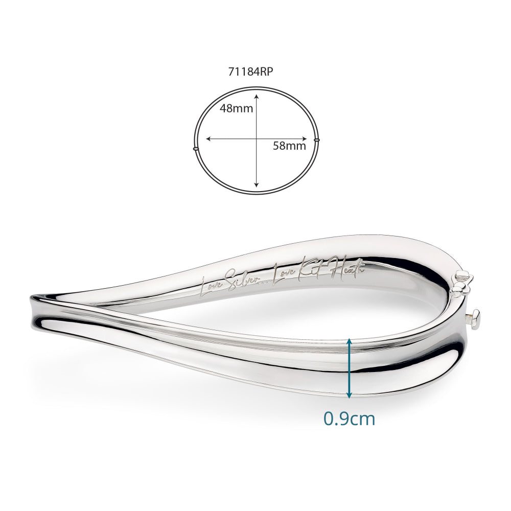 Serenity Hinged Bangle