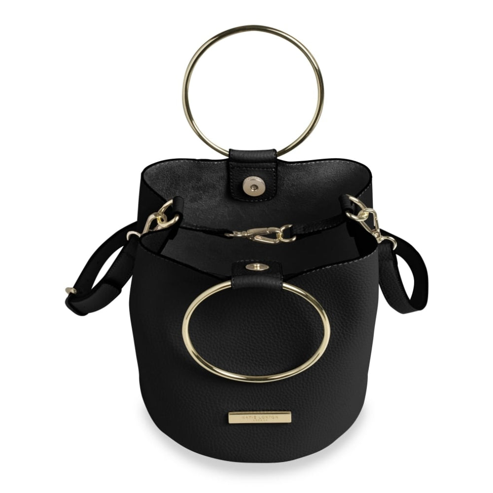 SUKI BUCKET BAG - black - 20x18x6cm
