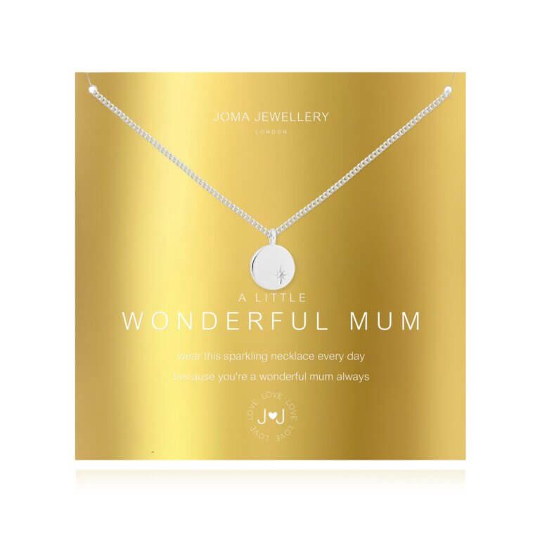 A Little | Wonderful Mum | Silver | Necklace | 46cm + 5cm Extender