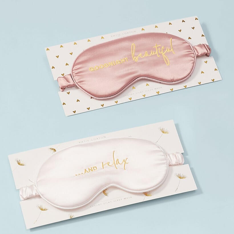 Satin Eye Mask | ��� And Relax | White
