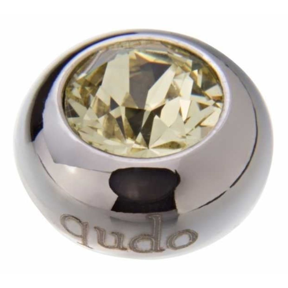 Famosa Silver 10mm Tondo Ring Top Jonquil